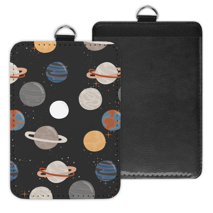 dark planets - id badge holder