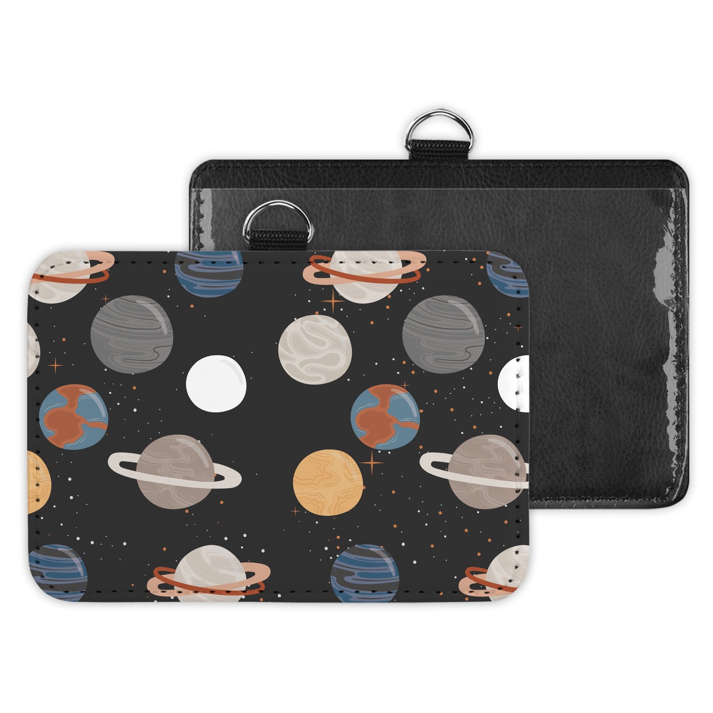 dark planets - id badge holder