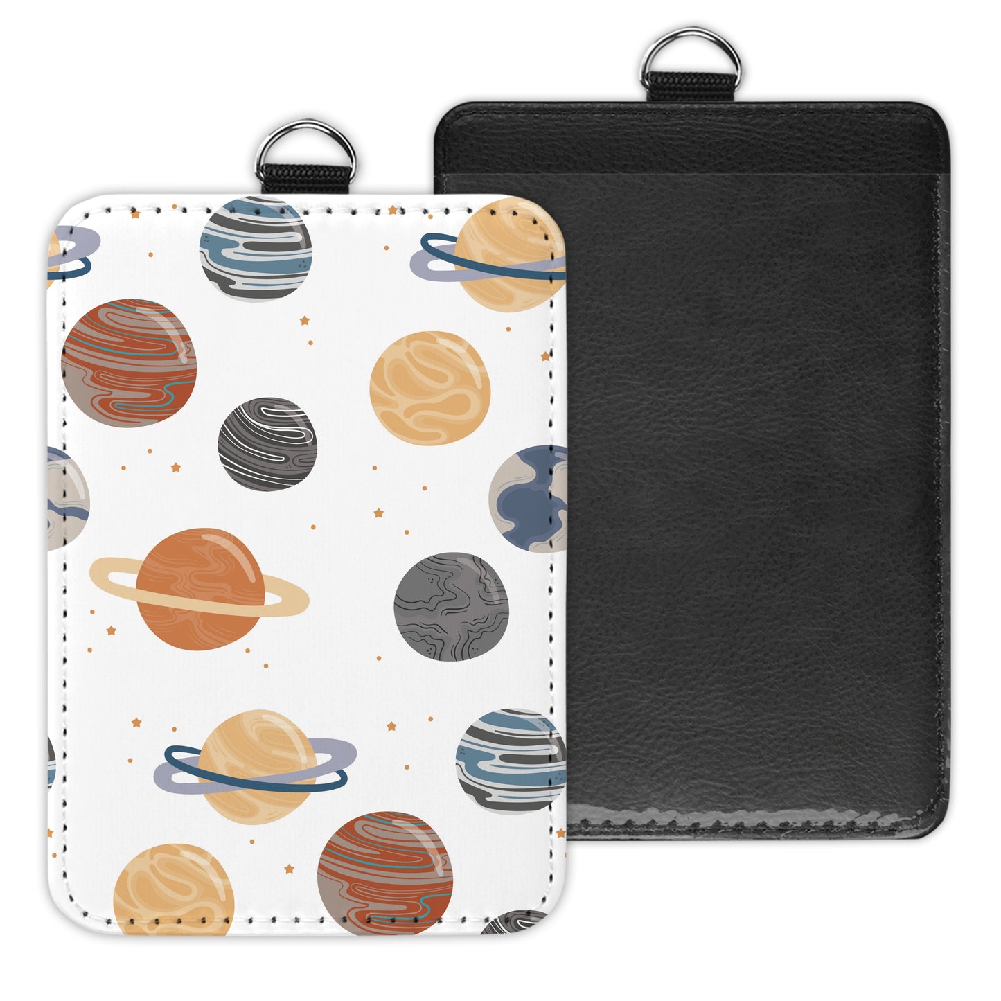 light planets - id badge holder