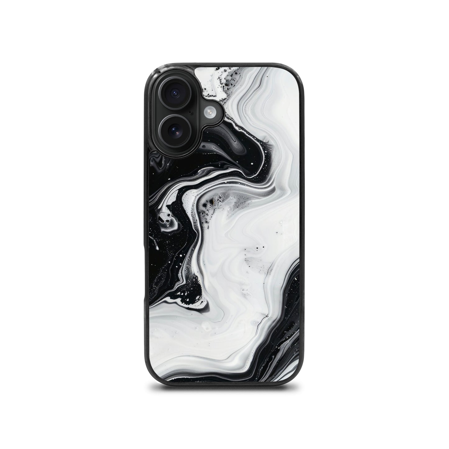 black & white marble