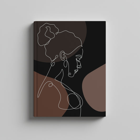 woman in abstract - journal