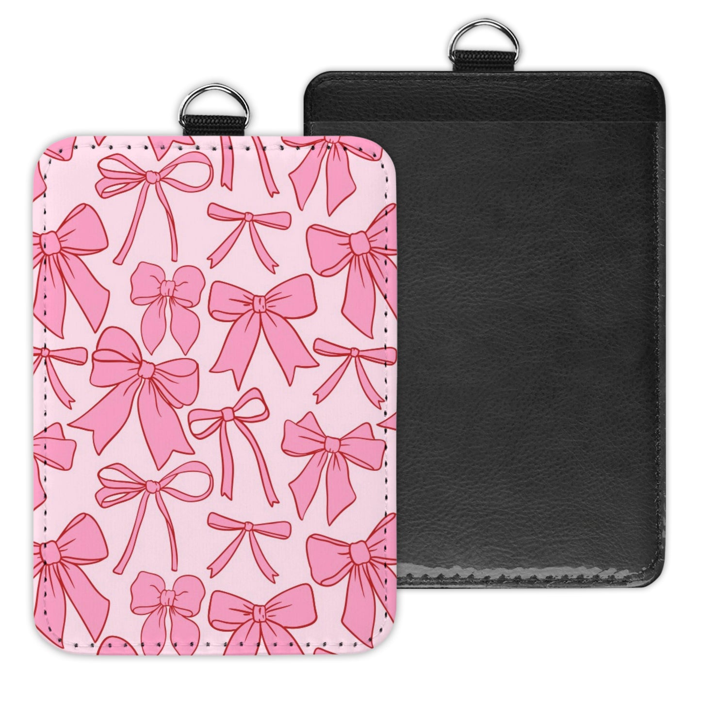 pretty in pink - id badge holder