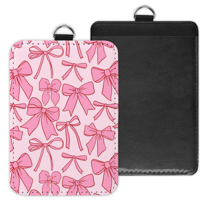 pretty in pink - id badge holder