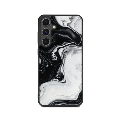black & white marble