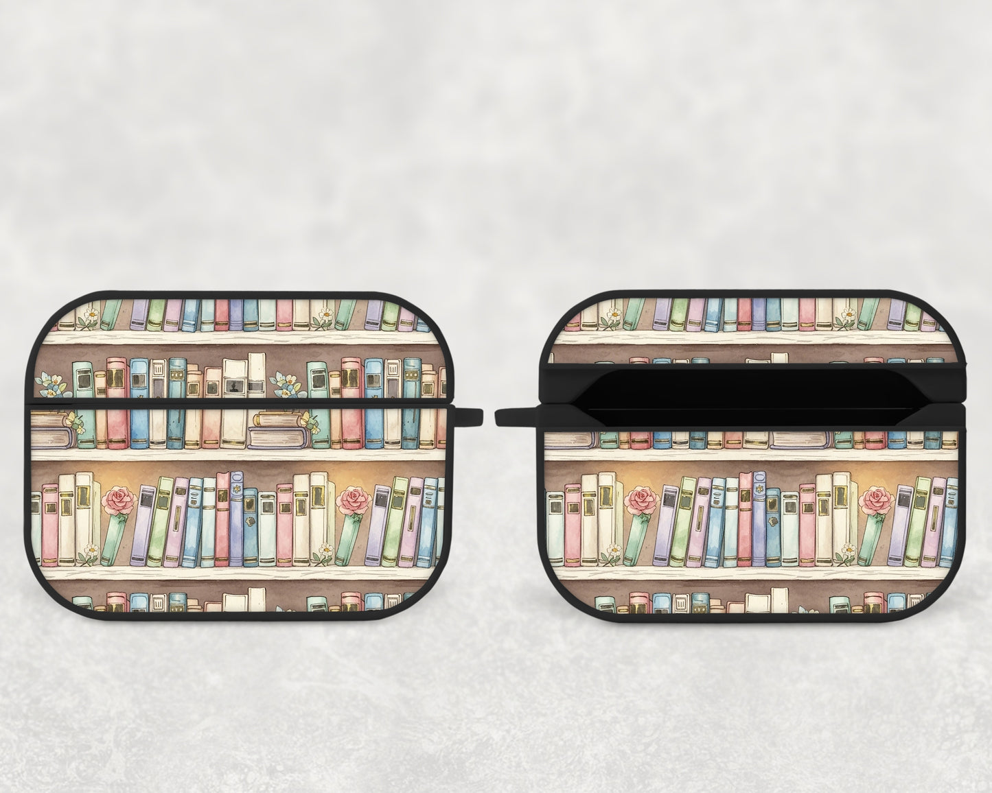 pastel books - airpods case