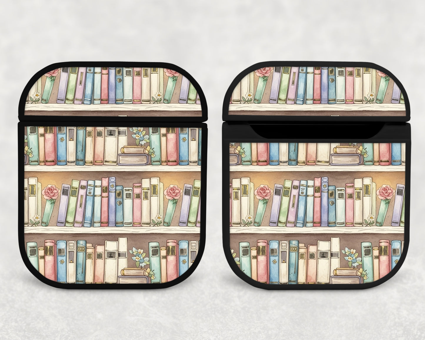 pastel books - airpods case
