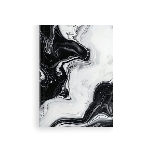 black & white marble - journal