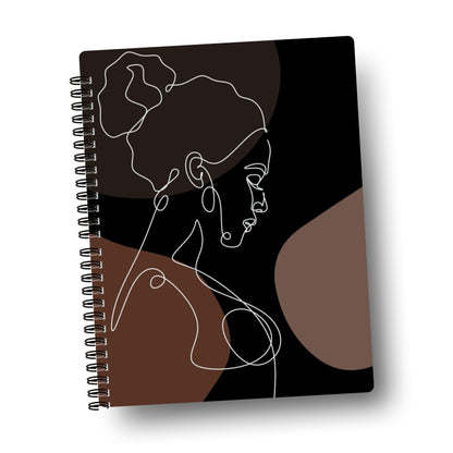 woman in abstract - journal