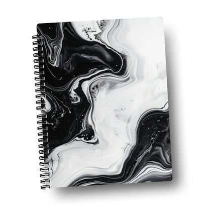 black & white marble - journal