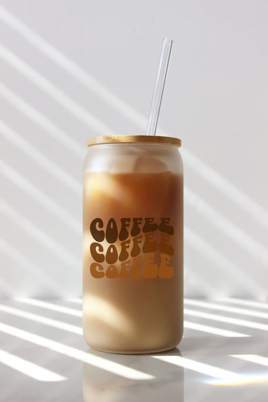 coffee, triple shot, glass tumbler
