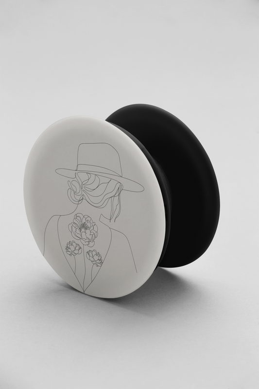 line lady - phone grip