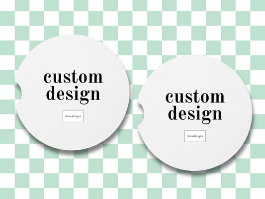 custom ceramic coasters