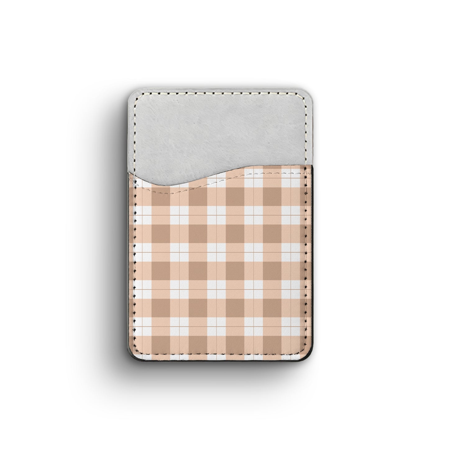 gingham - phone wallet