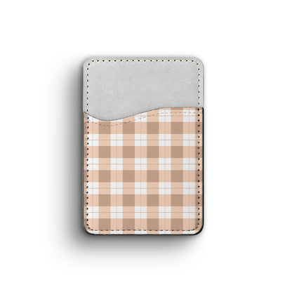 gingham - phone wallet
