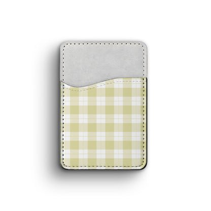 gingham - phone wallet