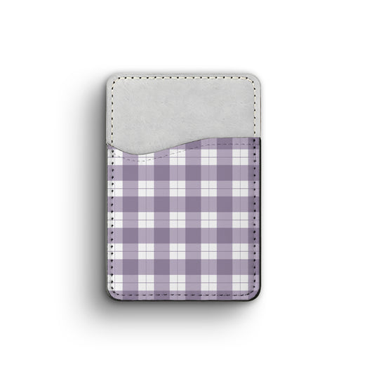 gingham - phone wallet