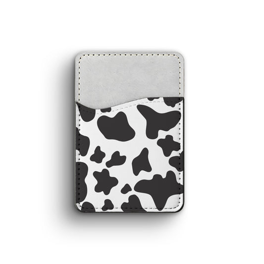 cow print - phone wallet