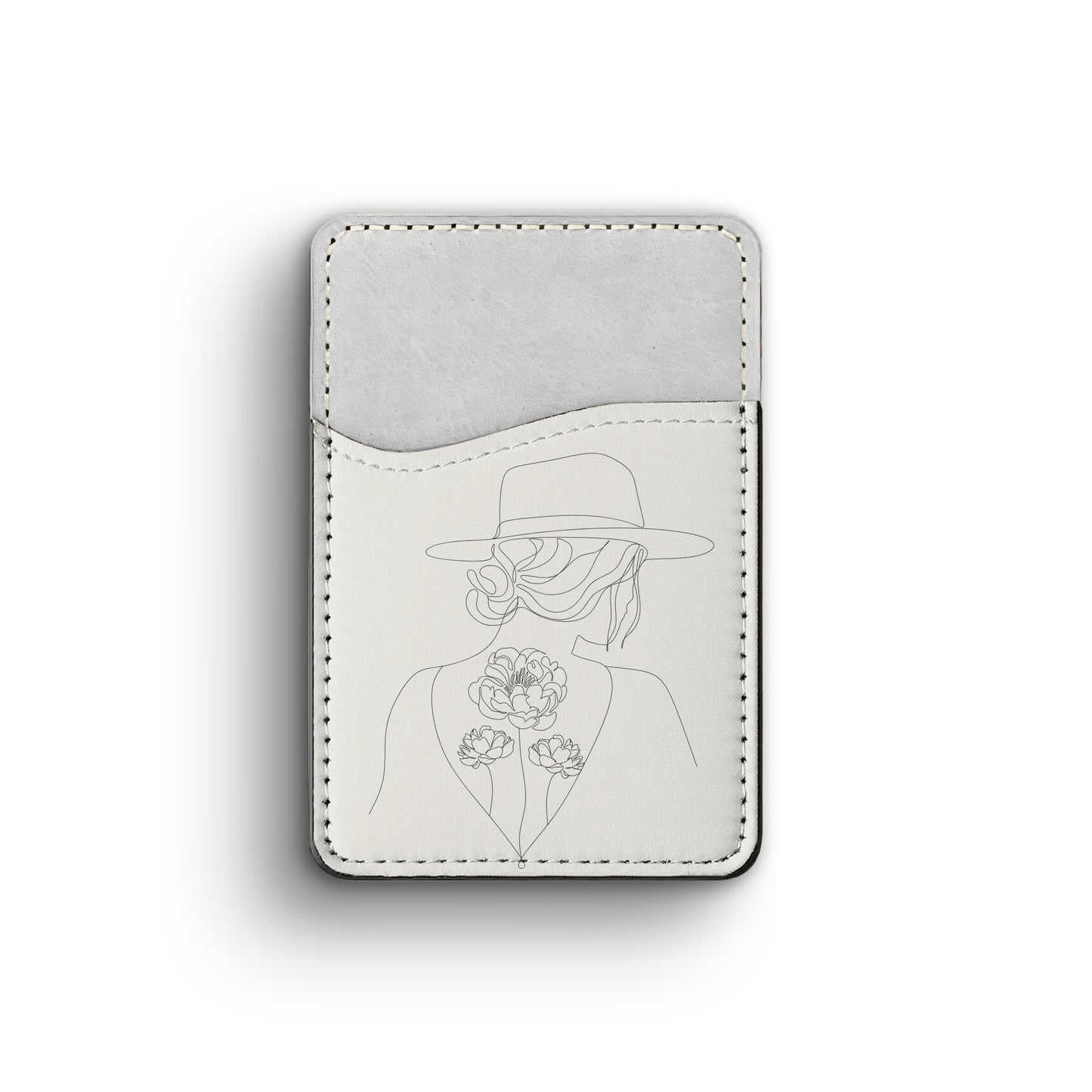 line lady - phone wallet