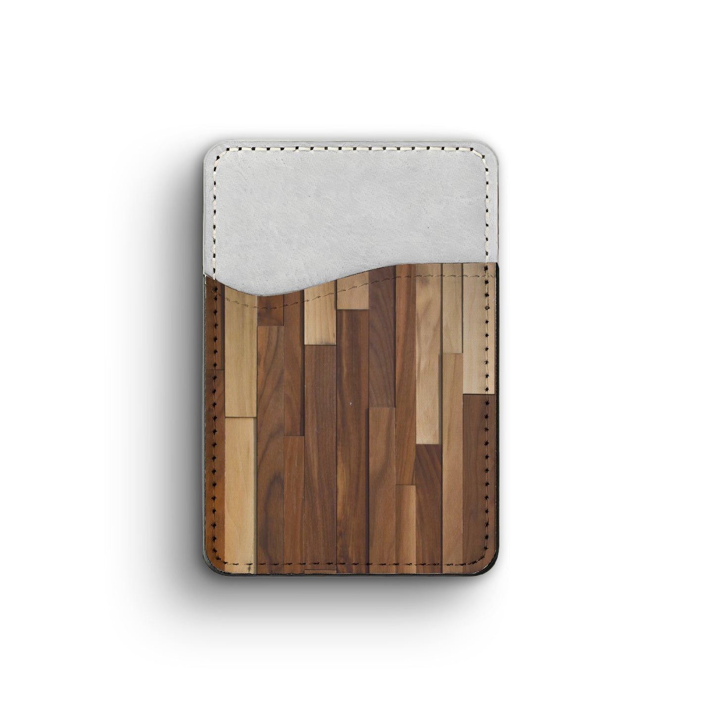 wood planks - phone wallet