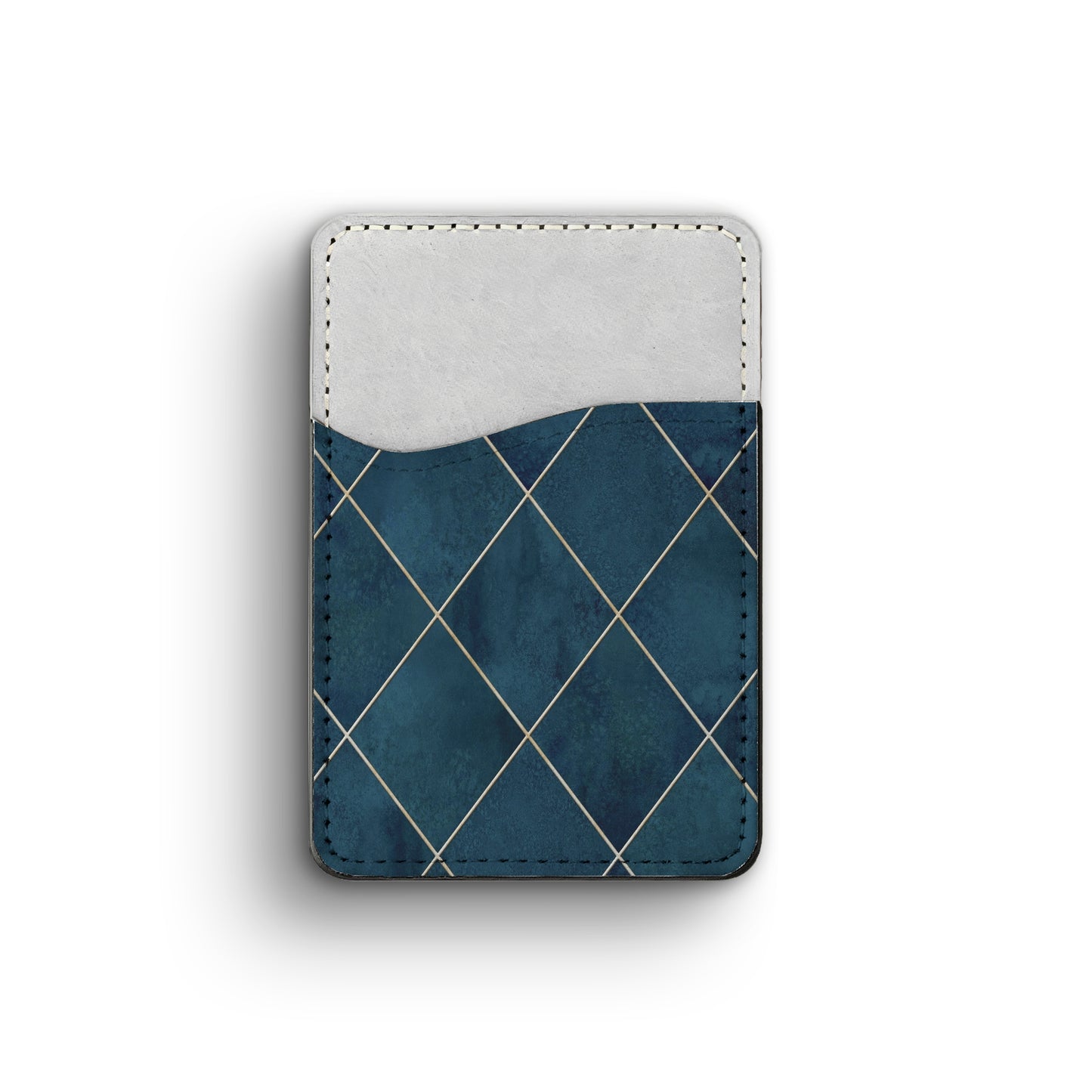 blue tile - phone wallet
