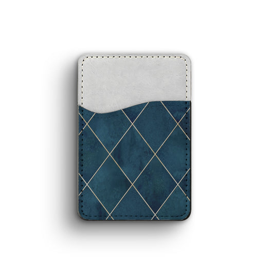 blue tile - phone wallet