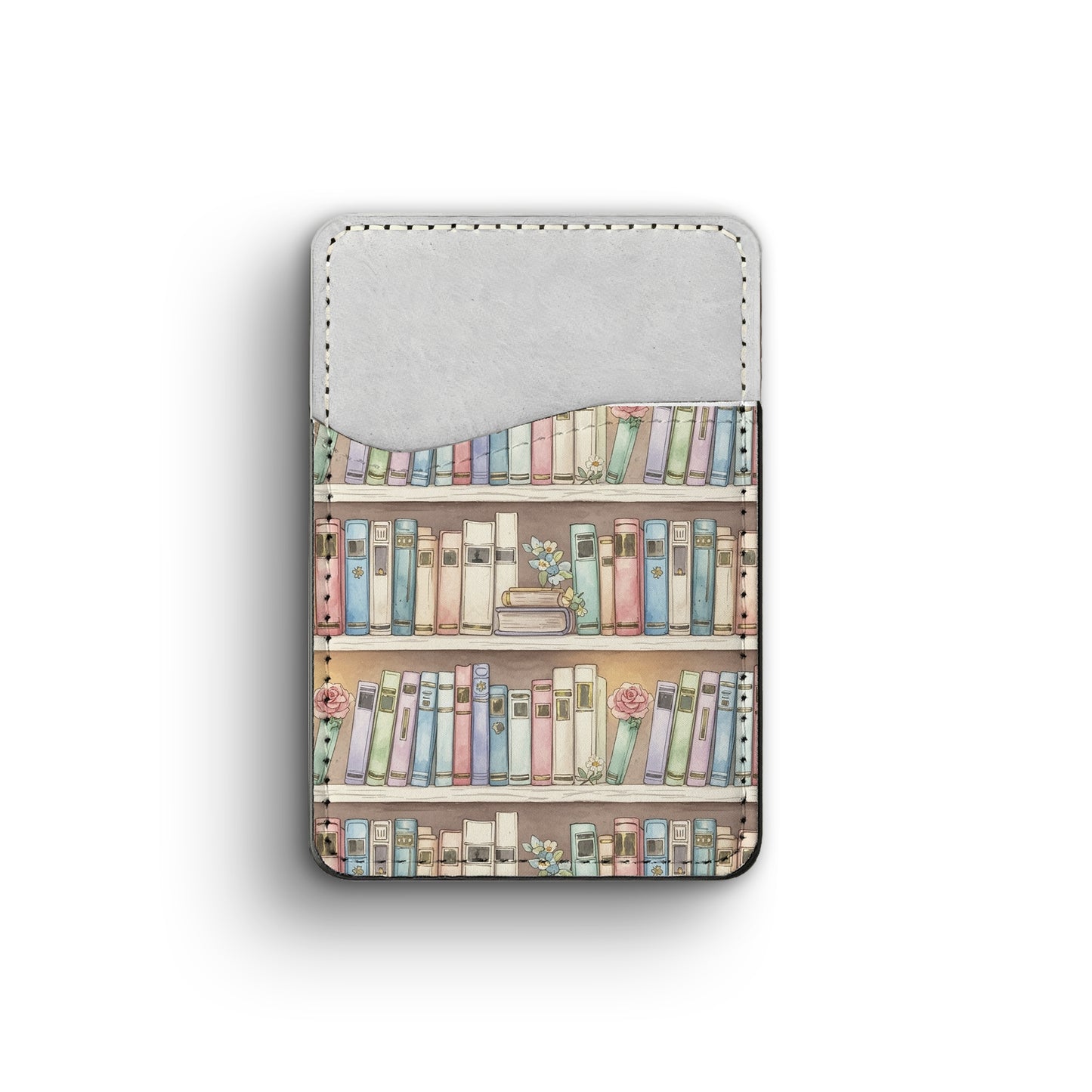pastel books - phone wallet
