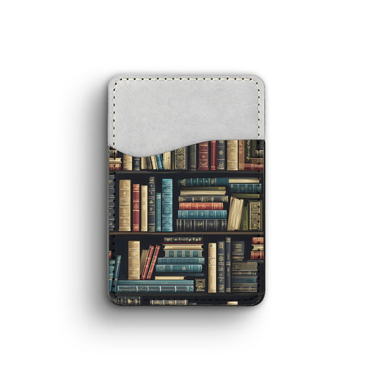 vintage books - phone wallet
