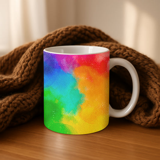 watercolor mug